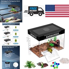 Indoor Turtle Platform 5.5 Inch Acrylic Basking Dock with Reserved Fixture