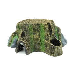JIHAQUA Resin Large Turtle Tank Accessories Reptile Hideouts Cave Habitat Dec…