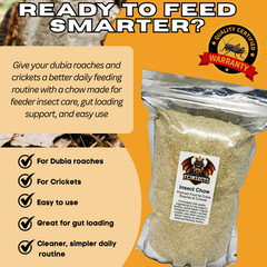 TC INSECTS 5 lb Insect Chow for Roaches & Crickets Balanced Protein