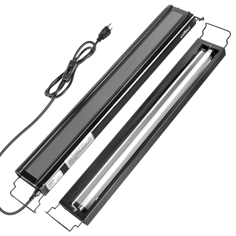 T5 HO Reptile Light Fixture UVB Lighting Combo Kit, Reptiles Terrarium Lamp H…