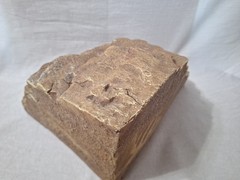 Resin Reptile Corner Hide Rustic Stone Cave 8″ Tall Living Hiding Rock Lt Gray
