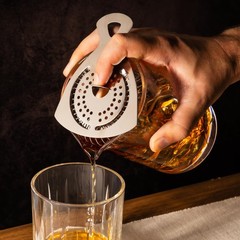Cork & Mill Cocktail Mixing Glass, Old Fashioned Kit, Large 24 oz Crystal Coc…