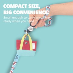 Dog Poop Bag Holder for Leash with 1 Waste Bag Roll, Canvas