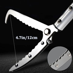 87” Telescopic Snake Tongs, Aircraft-Aluminum Alloy Reptile Grabber Rattle S…