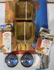 🍀 Thrive Reptile Starter Kit Bulb, Basking Spot Light & Thermometer/Hygrometer