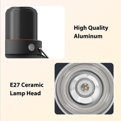 Reptile Light Fixture with Dimming Thermostat, 5.5 Inch Deep Dome Lamp Fixtur…