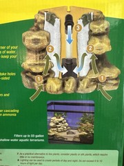 Tetrafauna ReptoFilter for Newts Frogs, Turtles up to 55 gallons Aquarium Filter