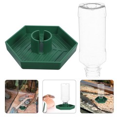 2 Pcs Reptile Water Drinking Fountain Automatic Dispenser for Reptiles
