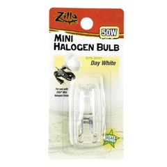 Zilla Mini Halogen Lamp Reptile Bulb 50-watt Day White