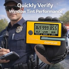 Labs Tint Meter Works on Side Windows, Digital Tint Solar Film Car Transmissi…
