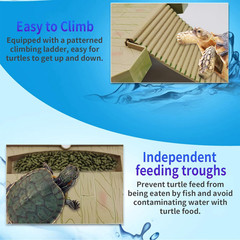 Large Turtle Basking Platform, Floating Turtle Dock, Turtles Platform for Aquari
