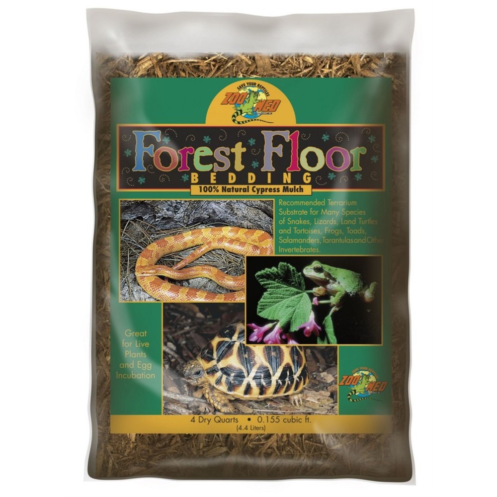 Zoo Med Forest Floor Bedding Terrarium Substrate, 4 Dry Quarts