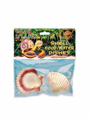 T-Rex Hermit Crab Accessory – Food & Water Shell Dish – 2 Pack