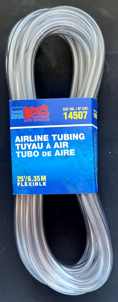 Lees Airline Tubing 25′ Long Tube (.165 Internal Diameter Tubing)