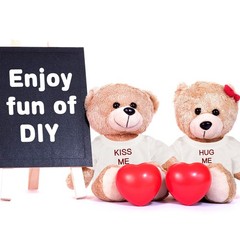 18 Pcs Stuffed Bear Clothes Sublimation Blank Bear Shirt Doll T-Shirts Stuffe…