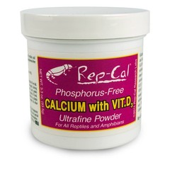 Rep-Cal Ultrafine Calcium with Vitamin D3 Powder 3.3 oz Reptile Supplement Pet