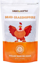 Luckyqworms Freeze Dried Grasshoppers – High Protein Reptile & Bird Food, 1Lb Re