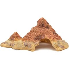 Versatile Pet Reptile Cave – Pyramid Design – Ideal Terrarium Hiding Spot NEW