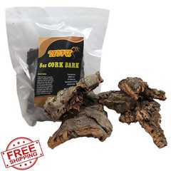 DBDPet Reptile Cork Bark 8oz Assorted Pieces