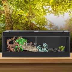 68 Gallon PVC Reptile Tanks Terrariums Front Opening Reptile Enclosure Snake