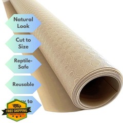 REPTILE LINERS Beige Tank Liner 17.7″x59″
