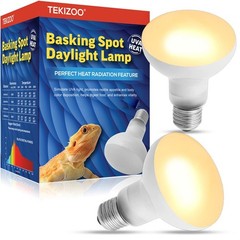 Heat Lamp Bulbs Reptile Basking Light Spot Daylight for Bearded Dragon,Lizard…
