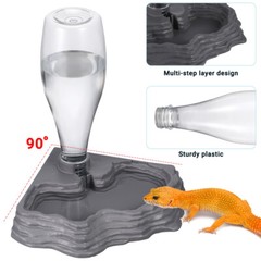 Drinking Fountain for Reptiles Bearded Dragon Tank Accessories