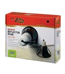 Zilla Reptile Terrarium Heat Lamps & Habitat Lighting Dome Blk 5.5-in