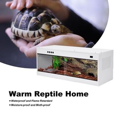 Reptile Enclosure 39x16x16” Thermostat Reptile Habitat Tank Terrarium Cage