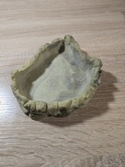 Kritterz Exo-Terra Granite Rock Reptile Feeding Dish Large – 7″L x 6″W x 1.5″H