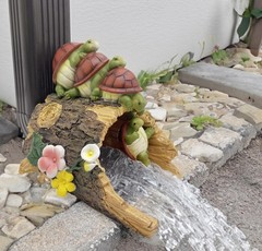 Turtle Statue Deco Rain Gutter Diverter Extension Downspout Splash Block | Ec…