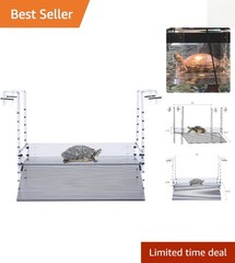 Extra Large Wide Hanging Turtle Ramp – Aquatic Reptile Basking Platform