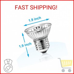 DaToo Reptile Heat Lamp Turtle Heating Light 4PCS 50W UVA UVB Heat Bulb Simulate