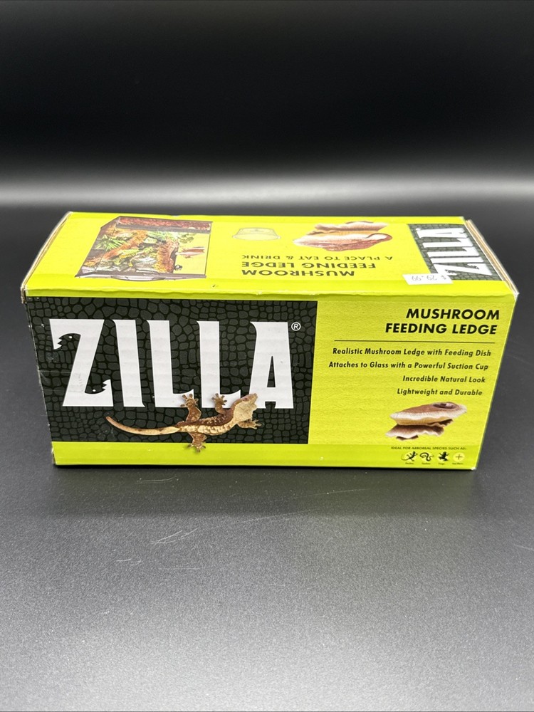 Zilla Mushroom Feeding Ledge For Crested Geckos Food Or Water