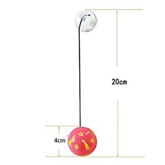 7Pcs Toy Bell Balls with Suction Cup Pet Supplies Reptiles Lizards Toy Balls for