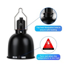 Reptile Light Fixture, 5.5 inch Optical Reflection Deep Dome He… FAST USA SHIP
