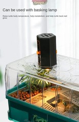 Amphibian Terrarium Tank Habitat for Pet Turtles Hermit Crabs Tortoise