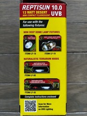 Zoo Med 13W Reptisun UVB Mini Compact Fluorescent Reptile Light Enclosure