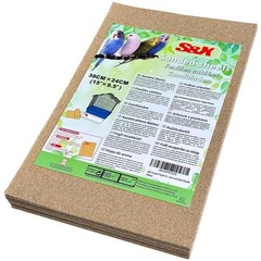 S&X Sx Gravel Paper For Bird Cage 30-Pack 15 X 9.5 Bird Cage Liners Disposable