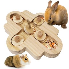 Hamster Foraging Toys Boredom Breaker Pet Rat Foraging Toys Bunny Puzzle Toys…