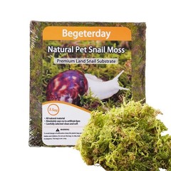 Begeterday Natural Moss for Pet Snails, Perfect Snail Supplies 3.5oz