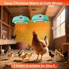 Chicken Coop Heater, Safe Radiant Space Heat Energy Chick Pet Cat Dog Warmer