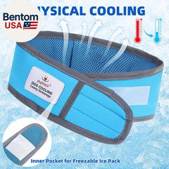 Dog Cooling Bandana, Reflective Instant Chill Ice Cool Neck Wrap, Breathable Dog