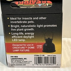 Zoo Med Creatures LED Light Bulb 5 Watt Tank daylight NEW 450 lumens/227e