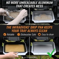 INFRAOVENS Drip Pan Liner For For: Woodfire Pro XL, ProConnect Multi