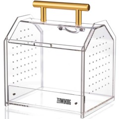 Jumping Spider Enclosure – Acrylic Terrarium Habitat for Spiders, Tarantulas,