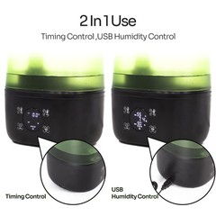 REPTI ZOO Reptile Automatic Fogger 2 IN 1 Digital Timing & Hygrostat Humidifi…