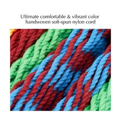 PNAEUT Handwoven Mayan Hammocks for Outside, Handwoven Thick Soft Rope Double…