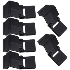 6Pcs Turtle Terrarium Buckle Black Plastic Breeding Box Latch for Pet Tank Use