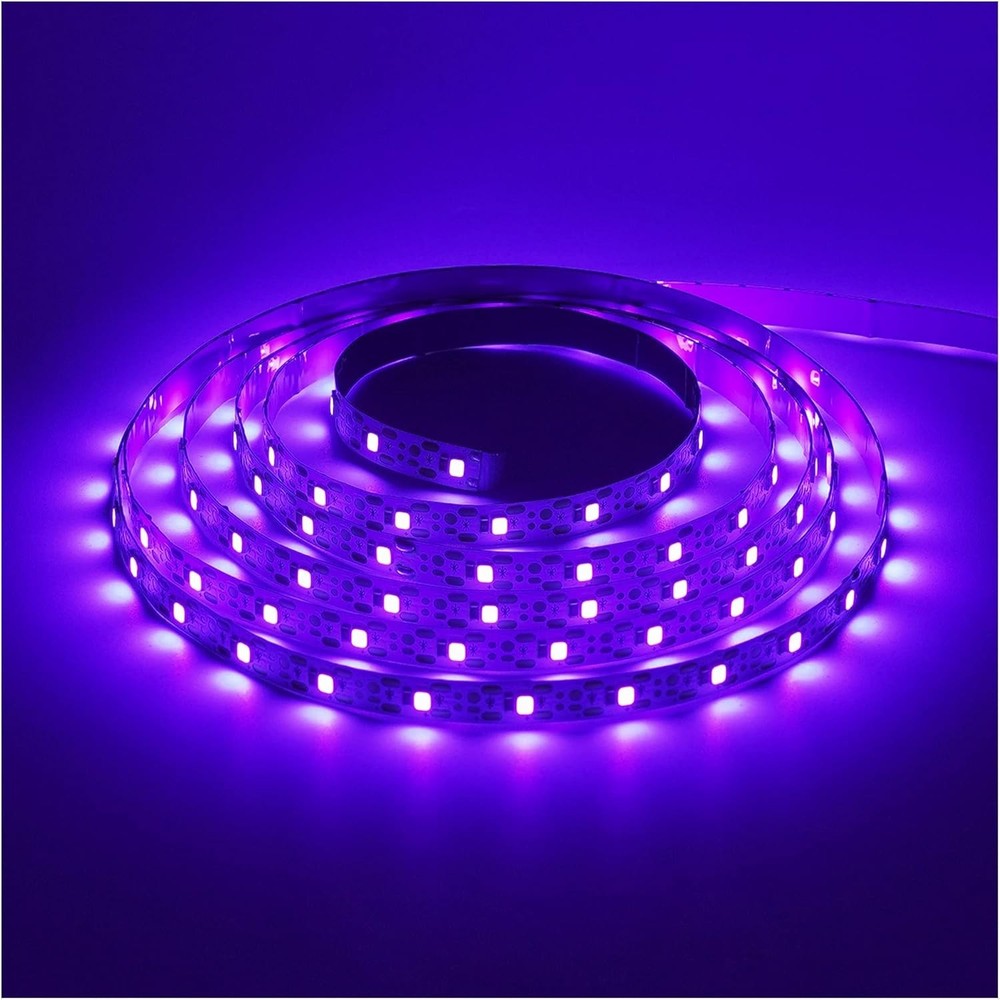 USB Black Light Strip, 6.6ft 10W UV LED Blacklight String Blue